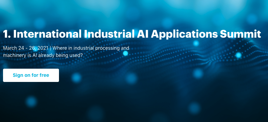 first international industrial AI application summit