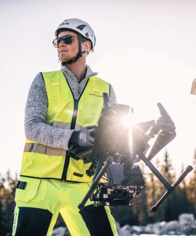 Drone rotor blade inspection in cold weather