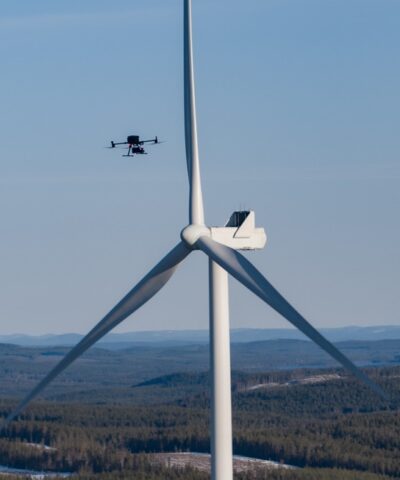 Drone rotor blade inspection for nordex turbines